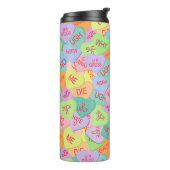 キャンディハートパターン – SFW タンブラー (回転左)