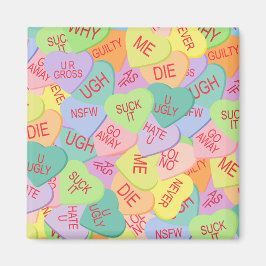 キャンディハートパターン – SFW マグネット