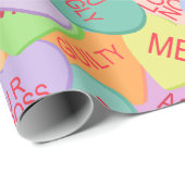 キャンディハートパターン – SFW ラッピングペーパー (ロールコーナー)