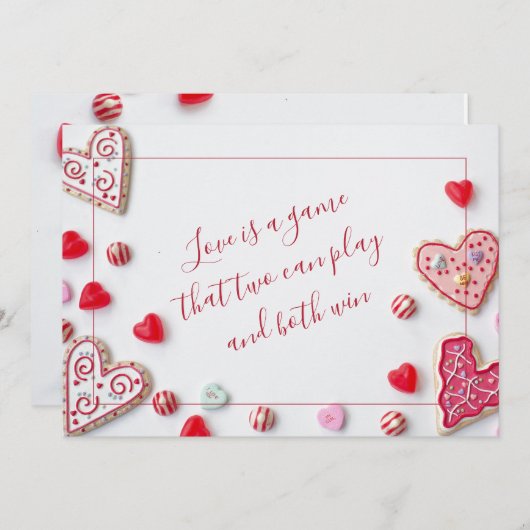 キャンディハートロマンスラブバース シーズンカード (正面/裏面)