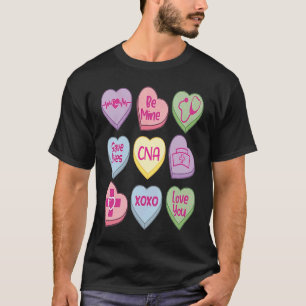 キャンディハート会話ニクCNAバレンタインデー Tシャツ