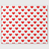 キャンディハート包装紙 ラッピングペーパー (フラット)