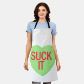 キャンディハート吸- IT エプロン (着用した状態)
