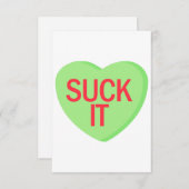 キャンディハート吸- IT サンキューカード (正面/裏面)