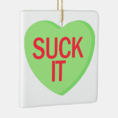 キャンディハート吸- IT セラミックオーナメント (右)