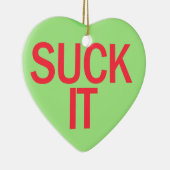 キャンディハート吸- IT セラミックオーナメント (右)