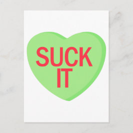 キャンディハート吸- IT ポストカード