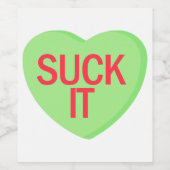 キャンディハート吸- IT ワインラベル (シングルラベル)