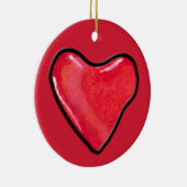 キャンディハート1オーナメント セラミックオーナメント (右)