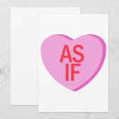 キャンディハート - そんなわけないでしょ 招待状 (正面/裏面)