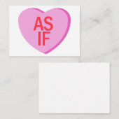 キャンディハート - そんなわけない ノートカード (正面/裏面)