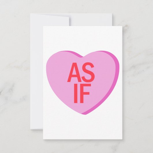 キャンディハート- もし AS サンキューカード (正面)