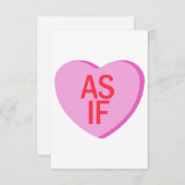 キャンディハート- もし AS サンキューカード (正面/裏面)