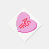 キャンディハート- もし AS スタンダードカクテルナプキン (角)