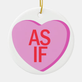 キャンディハート- もし AS セラミックオーナメント