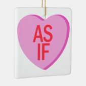 キャンディハート- もし AS セラミックオーナメント (右)