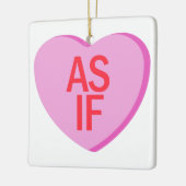 キャンディハート- もし AS セラミックオーナメント (左)