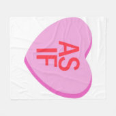 キャンディハート- もし AS フリースブランケット (正面(横))