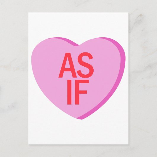 キャンディハート- もし AS ポストカード (正面)