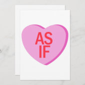 キャンディハート- もし AS 招待状 (正面/裏面)