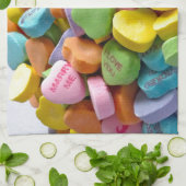 キャンディハート キッチンタオル (折り畳み)