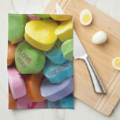 キャンディハート キッチンタオル (四つ折り)