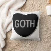 キャンディハート-ゴシック クッション (ブランケット)