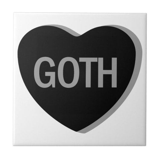 キャンディハート-ゴシック タイル (正面)