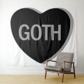 キャンディハート-ゴシック タペストリー (インサイチュ(横))