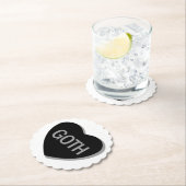 キャンディハート-ゴシック ペーパーコースター (インサイチュ)