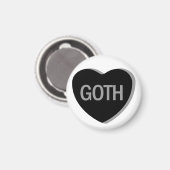 キャンディハート-ゴシック マグネット (正面/裏面)