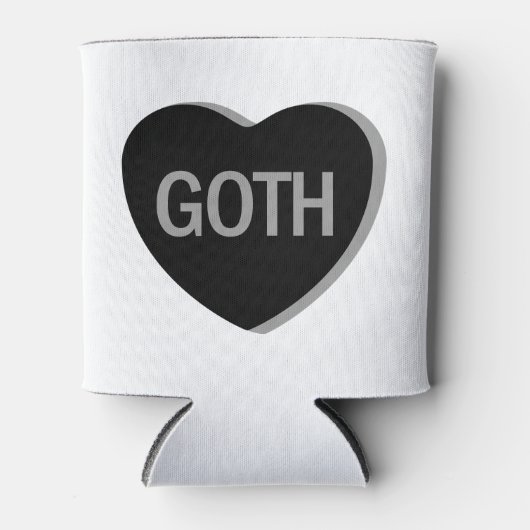 キャンディハート-ゴシック 缶クーラー (正面)