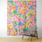 キャンディハートV. 2.0 タペストリー (インサイチュ)