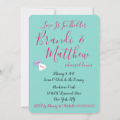 キャンディハートYou & Meお祝いシャワーパーティー 招待状 (裏面)