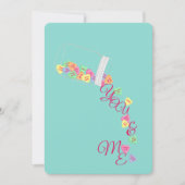 キャンディハートYou & Meお祝いシャワーパーティー 招待状 (正面)