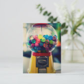 キャンディバブルガム玩具レトロ ポストカード (スタンド正面)