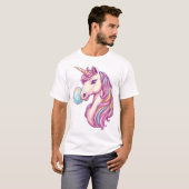 キャンディバブルユニコーン (1) Tシャツ (正面フル)