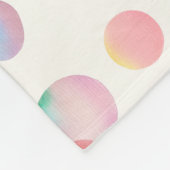 キャンディバブル居心地の良いフリースブランケット フリースブランケット (角)