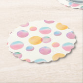 キャンディバブル紙コースター ペーパーコースター (アングル)