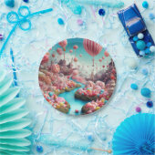 キャンディバルーン ペーパープレート (パーティー)