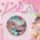 キャンディバルーン ペーパープレート (パーティー)