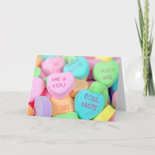 キャンディバレンタインデーハート シーズンカード (正面)