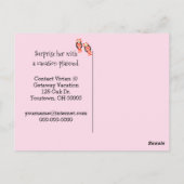 キャンディバレンタインハート ポストカード (裏面)