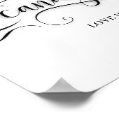 キャンディバーウェディングデイサイン ポスター (角)