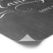 キャンディバーウェディングデイサイン ポスター (角)