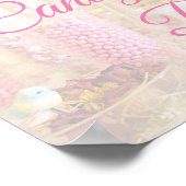 キャンディバーサインピンクポスター ポスター (角)