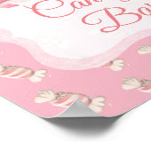 キャンディバーサインピンクヴィンテージ棒つきキャンデーポスター ポスター (角)