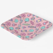 キャンディバースデーパーティー ペーパープレート (傾斜あり)