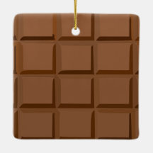 キャンディバーセラミックスクリスマススススクエアオーナメント