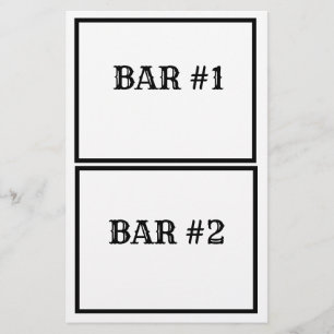 キャンディバーラッパー用5.5インチx 8.5インチフライヤー チラシ